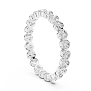 Round Lab Grown Diamond Eternity Band Ring 1.28CT | Wedding Ring Gift Liana Jewels