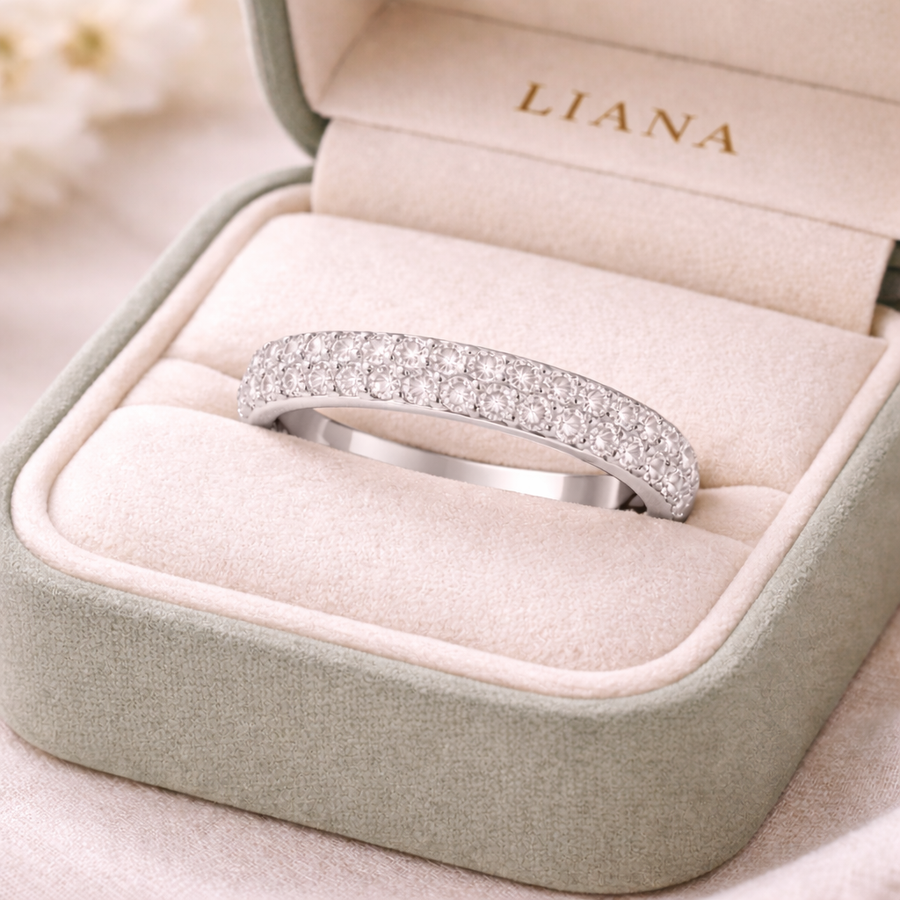 Minimal Lab-Grown Diamond Eternity Band in 14K Solid Gold – IGI Certified, 1.12 CT TW