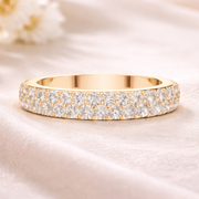 Minimal Lab-Grown Diamond Eternity Band in 14K Solid Gold – IGI Certified, 1.12 CT TW