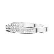 Minimal Lab-Grown Diamond Pavé Band Ring in Solid Gold – IGI Certified, 0.72 CT TW