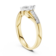 Marquise Lab Grown Diamond Crossover Ring in 14K/18K Rose Gold – 0.40 CT IGI Certified Liana Jewels