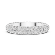 Full Eternity Round Lab Grown Diamond Band Ring | 1.51 CT TW | 14K / 18K Gold Liana Jewels