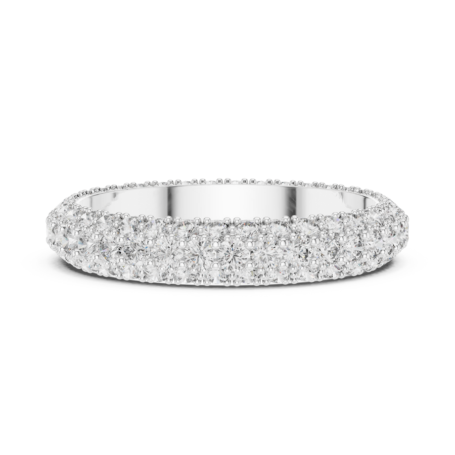 Full Eternity Round Lab Grown Diamond Band Ring | 1.51 CT TW | 14K / 18K Gold Liana Jewels