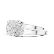 IGI Certified Lab Grown Diamond Engagement Ring with Princess & Marquise Diamonds | 1.40 CT| Solid 14K/18K Gold Liana Jewels