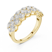 IGI Certified Lab Grown Diamond Engagement Ring with Princess & Marquise Diamonds | 1.40 CT| Solid 14K/18K Gold Liana Jewels