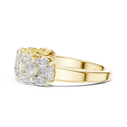 IGI Certified Lab Grown Diamond Engagement Ring with Princess & Marquise Diamonds | 1.40 CT| Solid 14K/18K Gold Liana Jewels