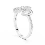 Liana Floral Crossover Lab-Grown Diamond Ring – 0.26 CT Liana Jewels