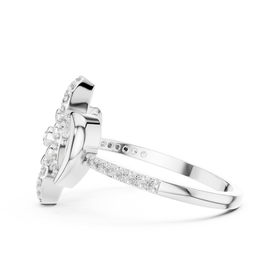 Liana Floral Crossover Lab-Grown Diamond Ring – 0.26 CT Liana Jewels