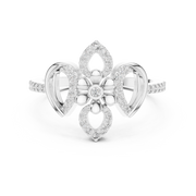 Liana Floral Crossover Lab-Grown Diamond Ring – 0.26 CT Liana Jewels