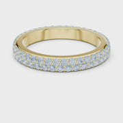 Minimal Lab-Grown Diamond Eternity Band in 14K Solid Gold – IGI Certified, 1.12 CT TW