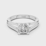 1.04 CT Princess Cut Lab Grown Diamond Solitaire Engagement Ring – IGI Certified