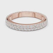 Minimal Lab-Grown Diamond Eternity Band in 14K Solid Gold – IGI Certified, 1.12 CT TW